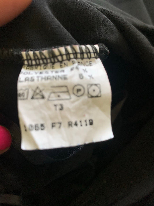 BLOUSE NOIR A FRANGE ET BLOUSE GRISE