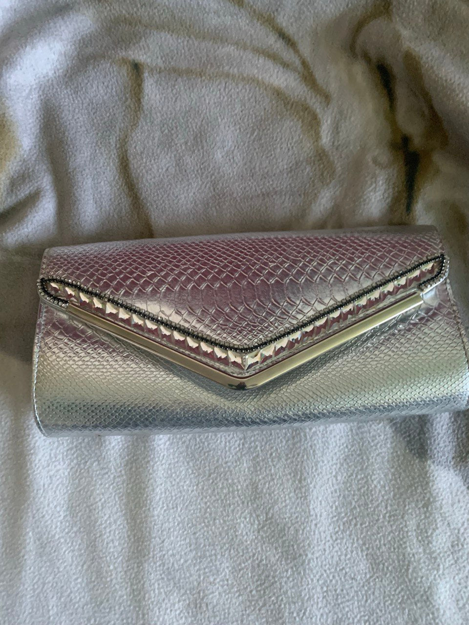SAC A MAIN SOIREE ARGENTE