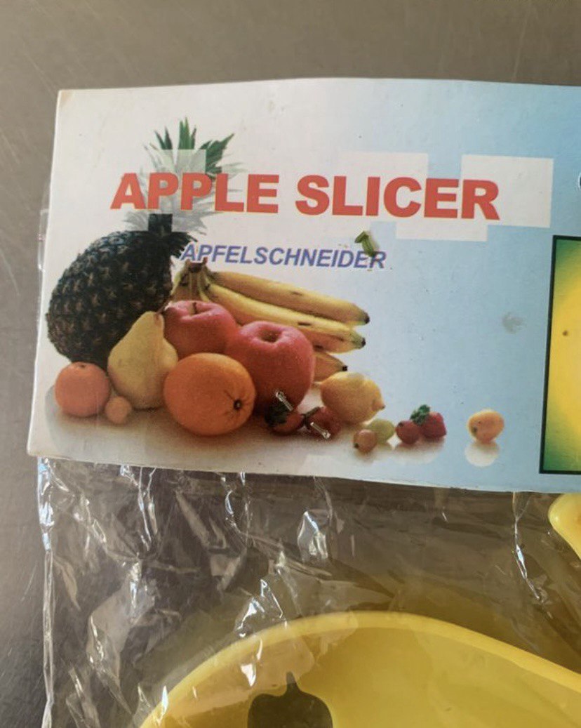 Apple slicer/ apple cutter