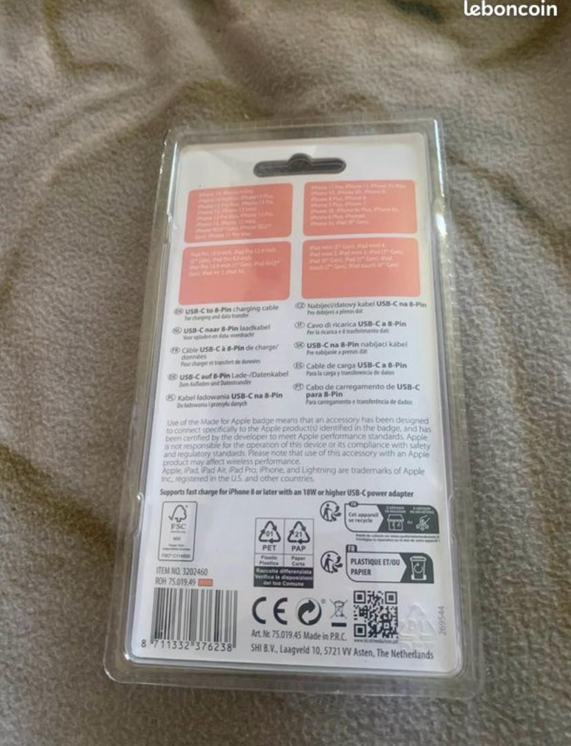 Chargeur iPhone