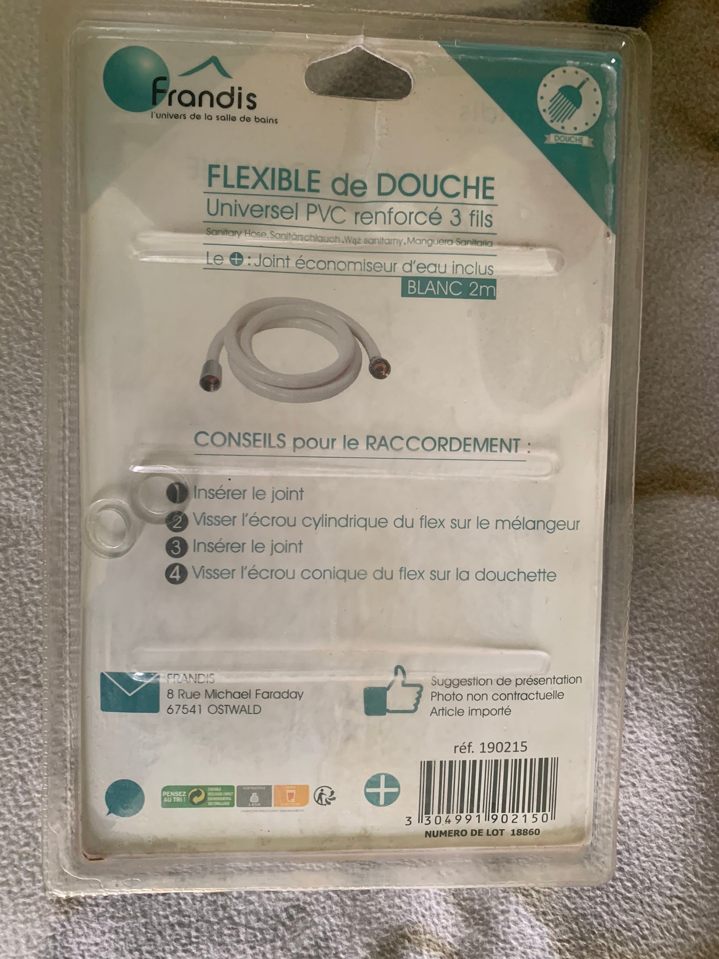 Flexible de douche