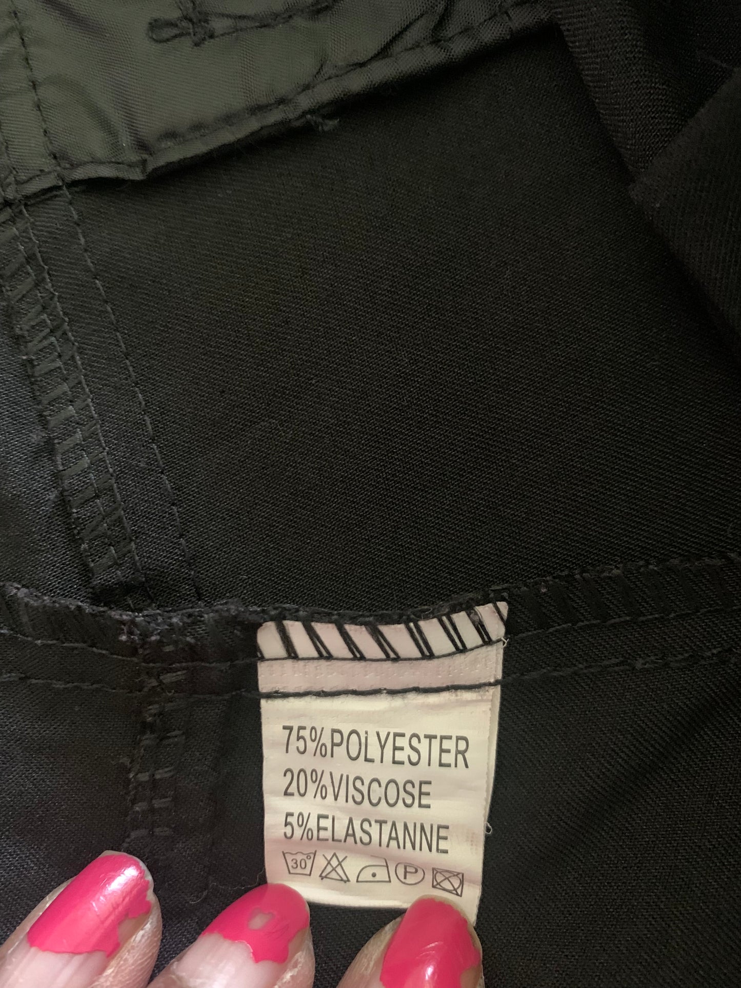 Shorts rose et noir