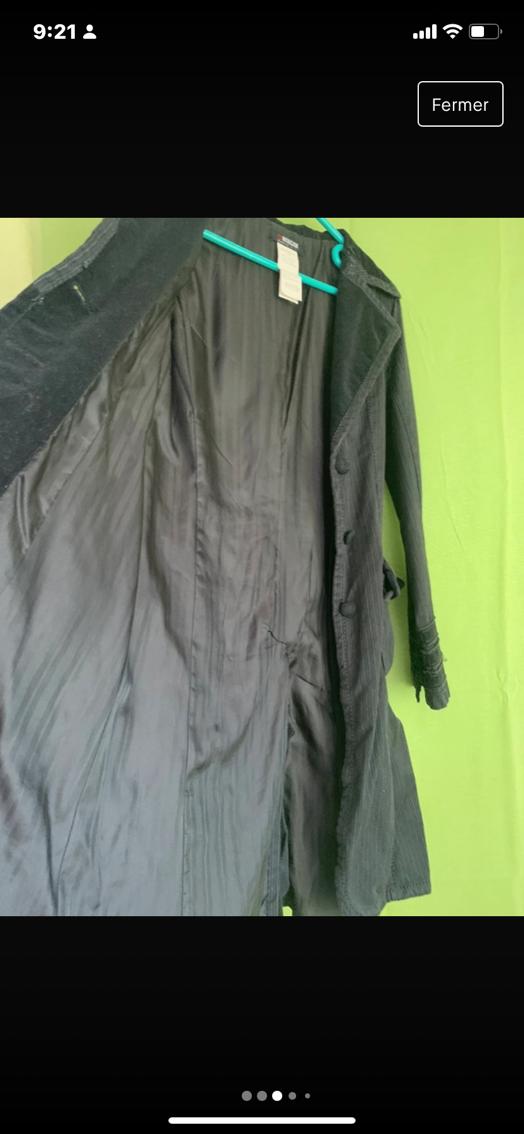 Veste longue demi saison