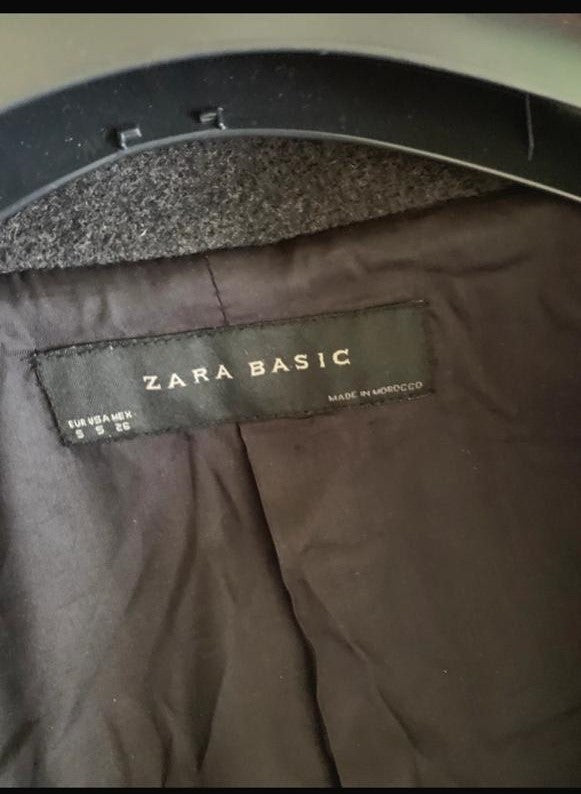 Manteau 🧥 noir de gros bouton