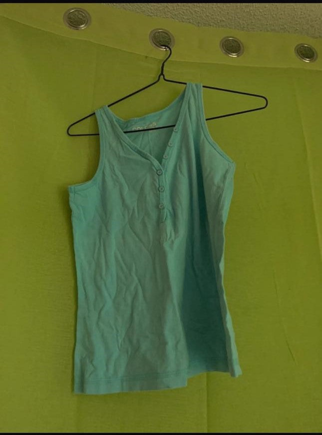 Chemise bleue d’été taille 34/36