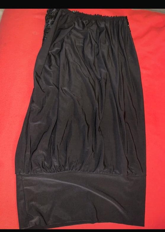 Bluse 👚 d’été noire pailletée