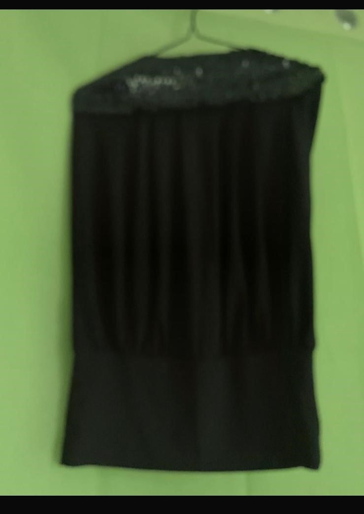Bluse 👚 d’été noire pailletée