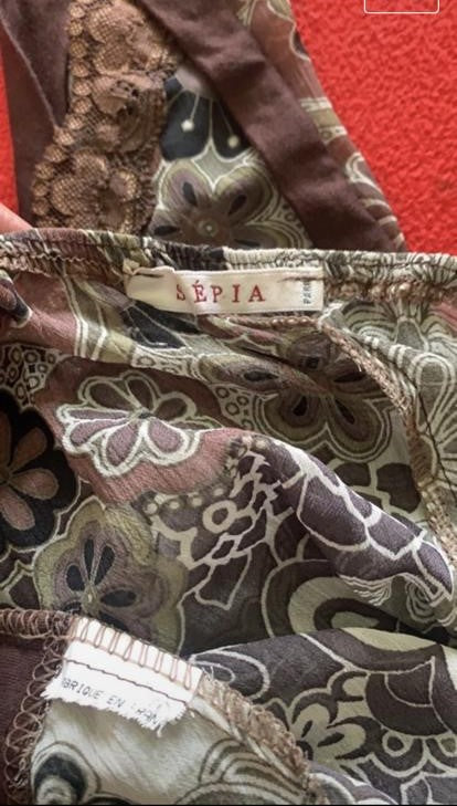 Bluse d’été de taille M color Marron