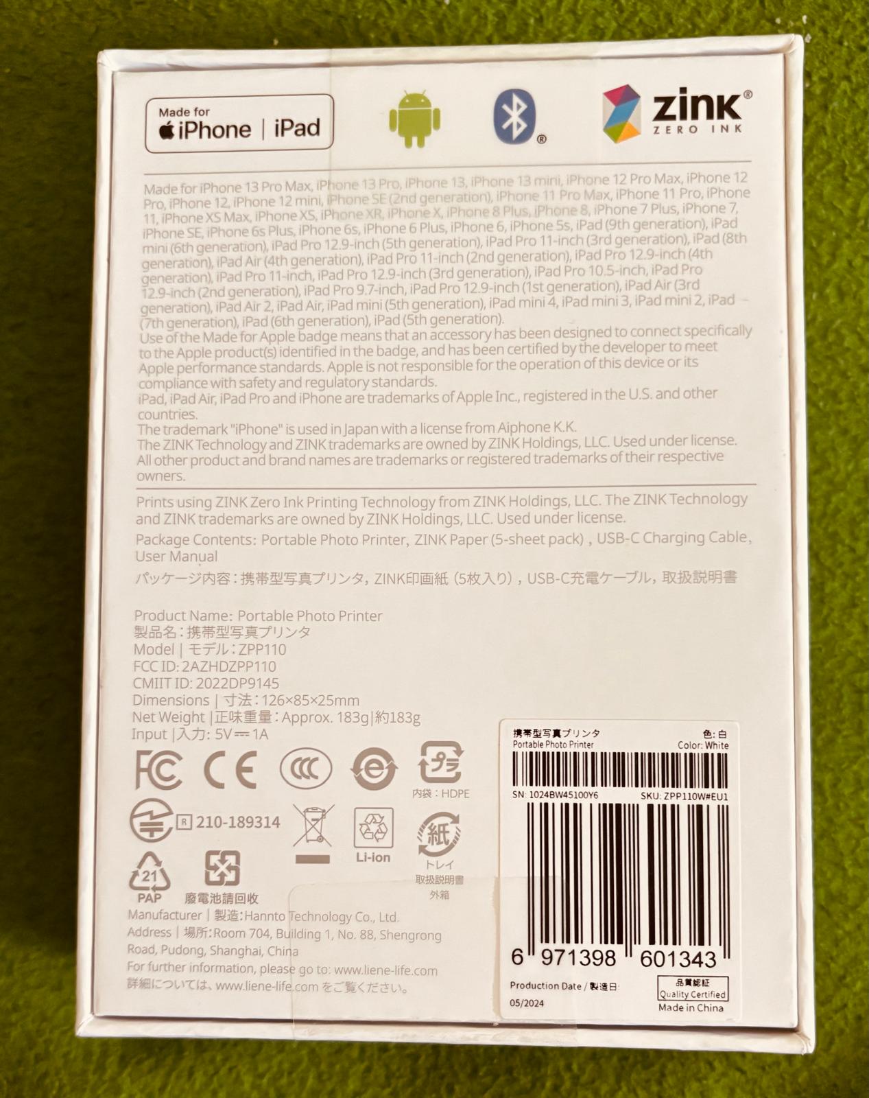 portable photo printer