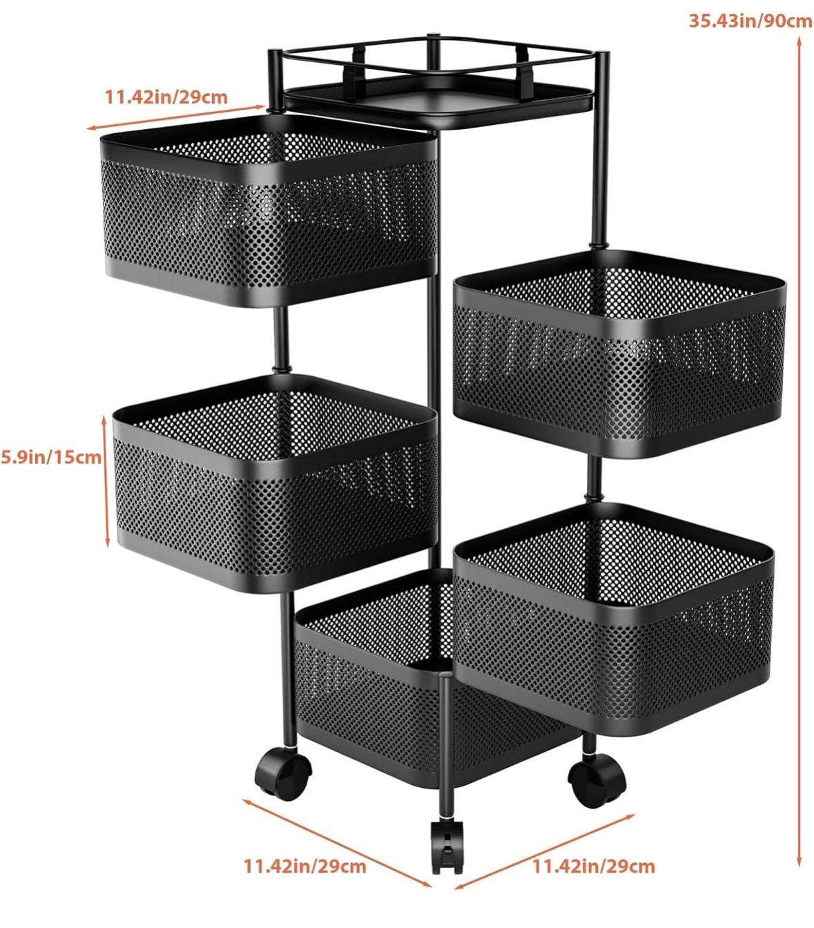 Support de Rangements Rotatif pour Cuisine,