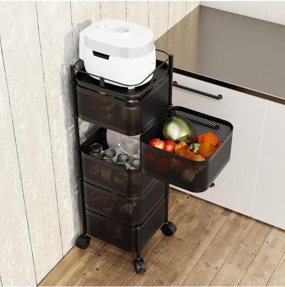 Support de Rangements Rotatif pour Cuisine,