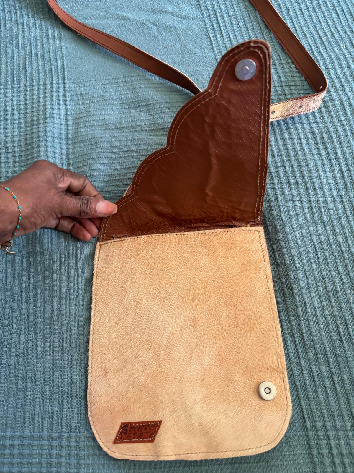 Sac on cuir pure faire de peau de vache