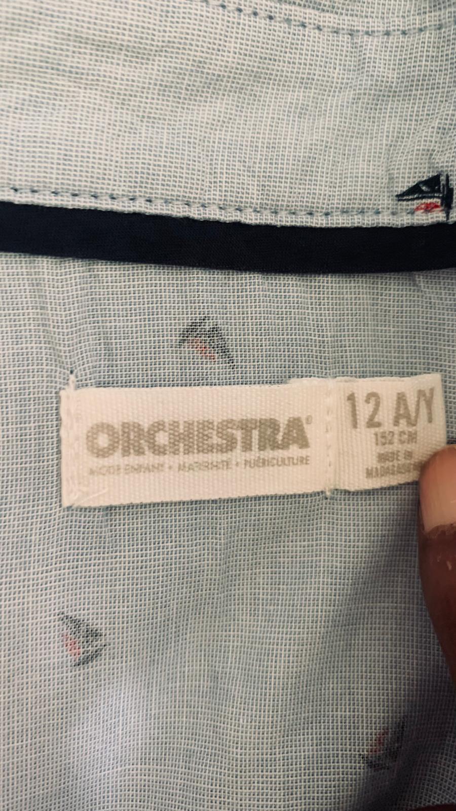 CHEMISE BLEU ENFANT