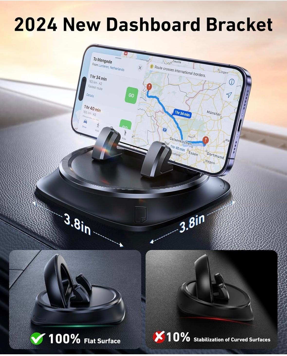 Support téléphone portable pour tableau de bord