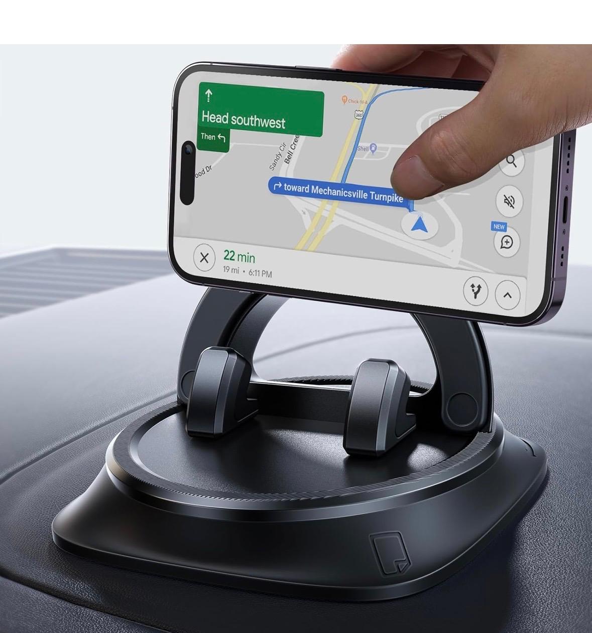 Support téléphone portable pour tableau de bord