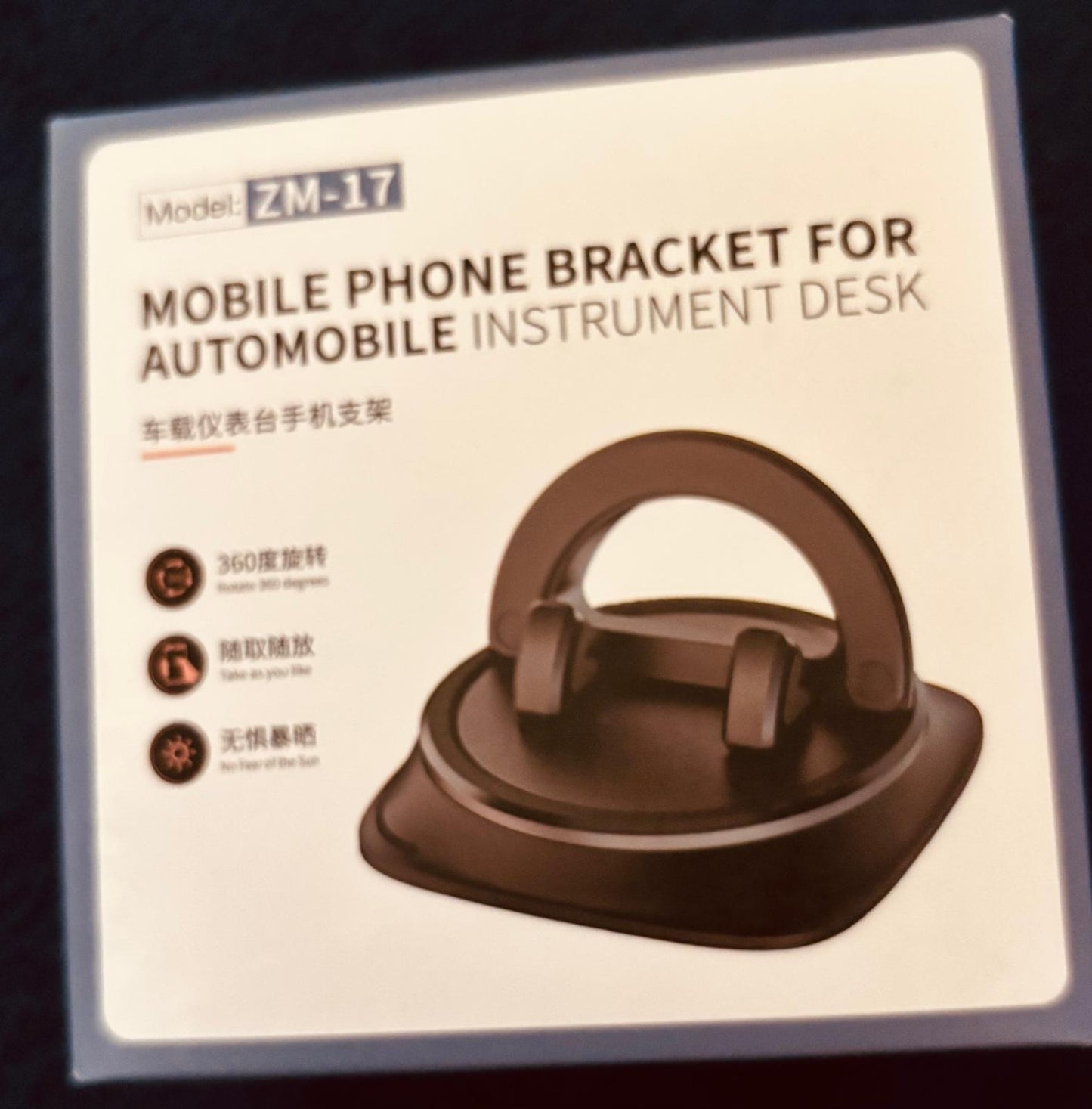 Support téléphone portable pour tableau de bord