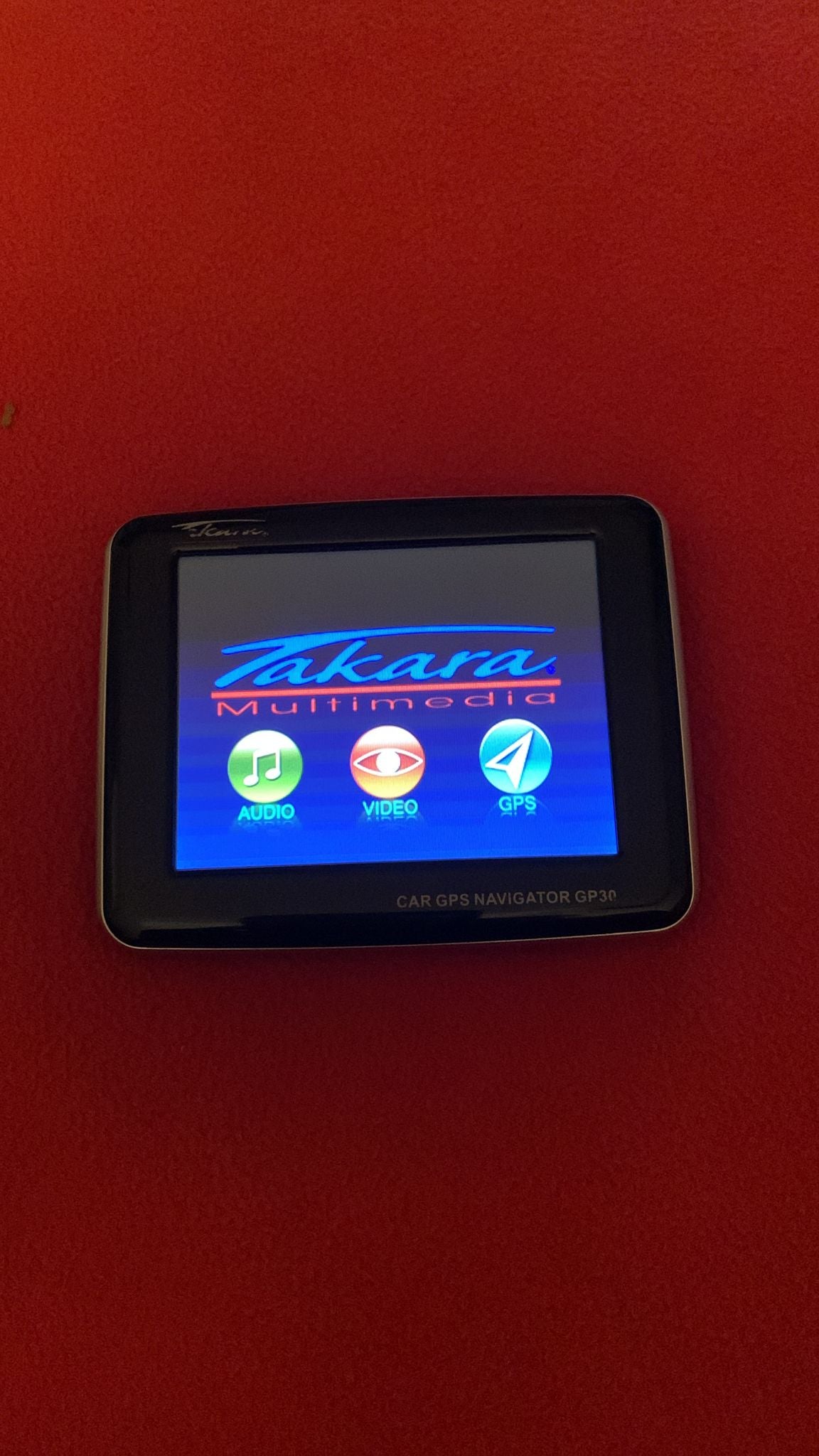 CAR  NAVIGATOR GPS  GP 30 TACTILE