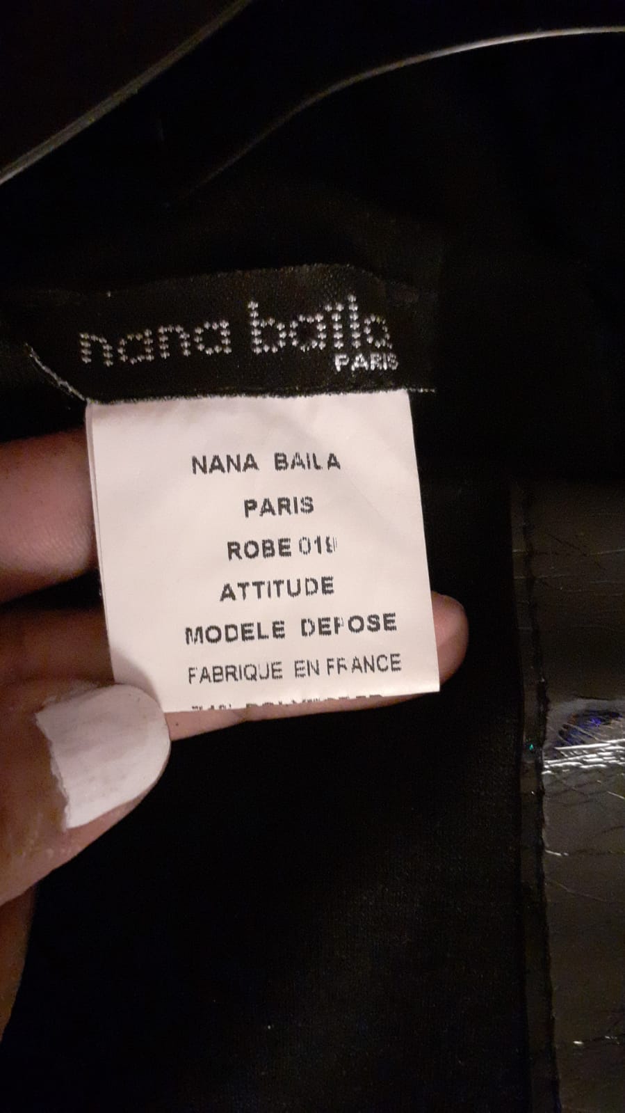 ROBE NOIR SOIRÉE (BLACK EVENING DRESS)